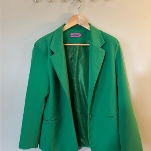 Edikted Vibrant Green Blazer